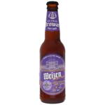 Пиво ТМ Волынский Бровар Weizen пшеничное светлое нефильтрованное 4,9% 0,35л
