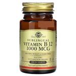 Витамин В12 сублингвальный, Vitamin B12 1000 mcg Sublingual, Solgar, 1000 мкг, 100 таблеток