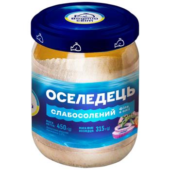 Vodnyi Svit Fillet Slightly Salted Herring in Oil 450g - buy, prices for Epicentr FOOD - photo 2