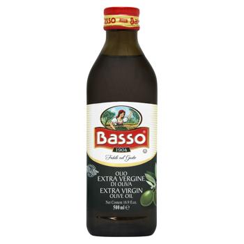 Масло оливковое Basso Extra Virgin 500мл