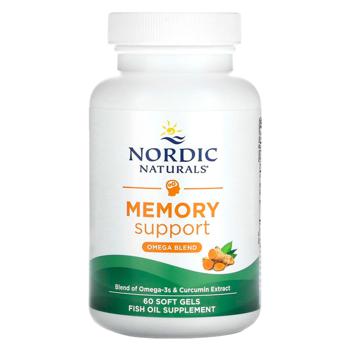 Рыбий жир и куркумин Nordic Naturals 975мг 60 гелевых капсул - купить, цены на Biotus - фото 1