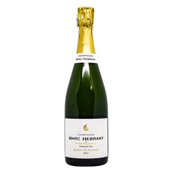 Шампанське Marc Hebrart Brut Blanc de Blancs Premier Cru брют бі - купить, цены на ULTRAMARKET - фото 1