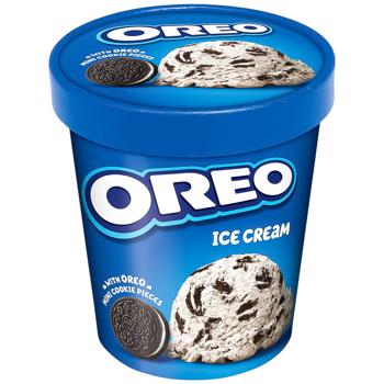 Мороженое Oreo ванильное с кусочками шоколадного печенья 287г