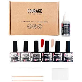 Стартовый набор для маникюра Courage - купить, цены на Auchan - фото 3