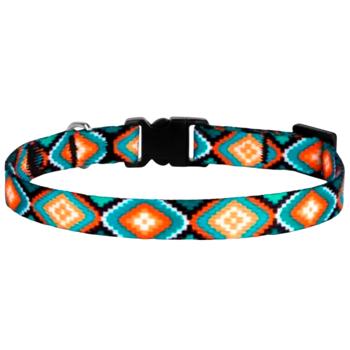 Нашийник для котів Barksi Urban нейлоновий XS 18-28см/10мм з принтом ромби - купити, ціни на MasterZoo - фото 3