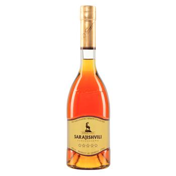 Sarajishvili 5yo Brandy 40% 0.7l - buy, prices for Za Raz - photo 1
