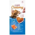 Catit Creamy Salmon & Prawns Flavor ласощі кремові для котів 4х10 г - лосось та креветки