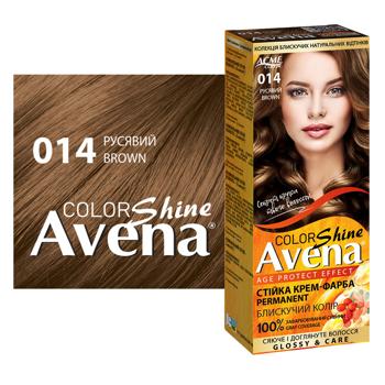 AVENA Shine Color 014 Brown Permanent Cream Hair Dye - buy, prices for - photo 2