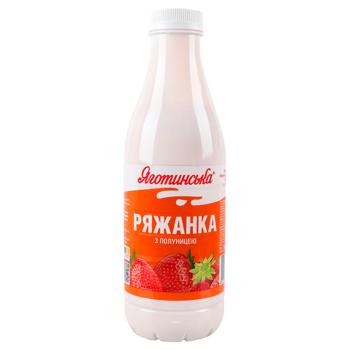 Yagotynska Ryazhenka with Strawberries 2.9% 750g - buy, prices for Ideal - photo 1