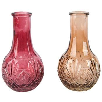 Decoris Vase 6x11cm in assortment