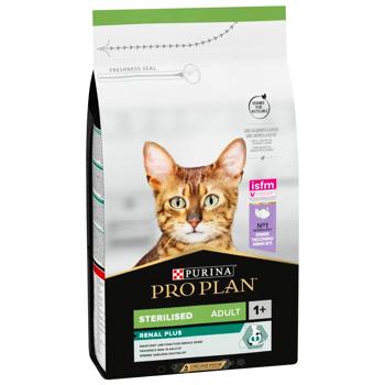 Корм сухий Purina Pro Plan Renal Plus з індичкою для стерилізованих котів 1,5кг - купити, ціни на MasterZoo - фото 1