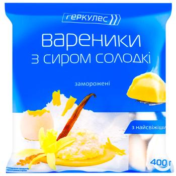 Hercules frozen with cottage cheese sweet vareniki 400g - buy, prices for ULTRAMARKET - photo 1