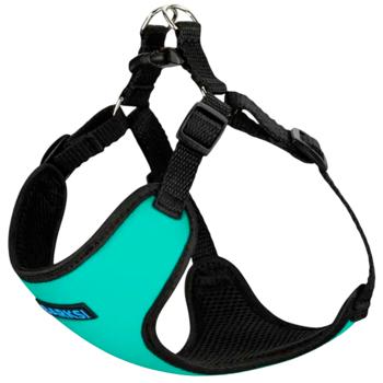 Шлея для собак Barksi Sport нейлонова S 35-38см бірюзовий - купити, ціни на MasterZoo - фото 1