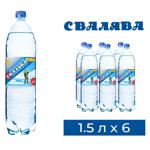 Вода мінеральна Свалява сильногазована 1,5л