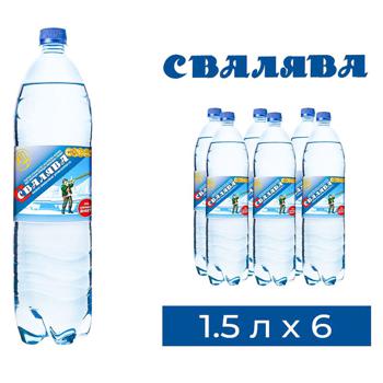 Вода мінеральна Свалява сильногазована 1,5л - купити, ціни на METRO - фото 1