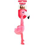 Іграшка для собак Kong Shakers Honkers Flamingo з пищалкою S 32см