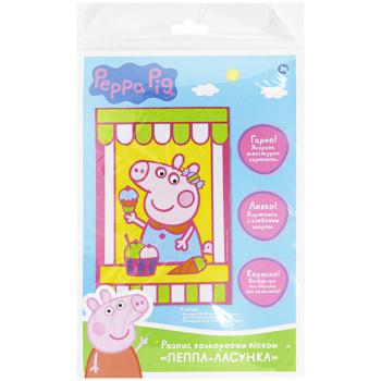 Набір ігровий Peppa Pig Пеппа-ласунка Розпис кольоровим піском - купити, ціни на Auchan - фото 1