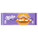 Milka Milk Chocolate with Whole Hazelnuts and Caramel 300g