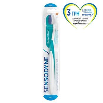 Зубная щетка Sensodyne Глубокое очищение мягкая - купить, цены на NOVUS - фото 1