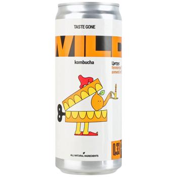 Комбуча Wild Kombucha Цитрус 0,33л - купить, цены на Эпицентр FOOD - фото 1