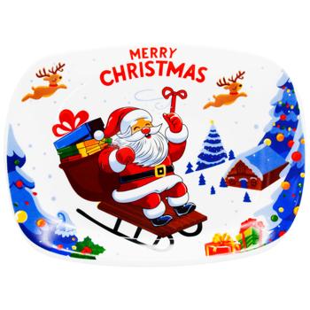 Тарілка Bormioli Rocco Magic Holidays прямокутна 28x20см - купити, ціни на Auchan - фото 5