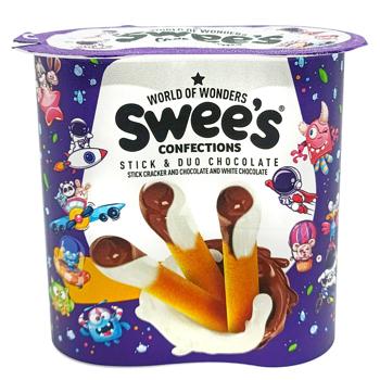 Swees Duo Chocolate-Hazelnut Spread with Breadsticks 50g - buy, prices for COSMOS - photo 1