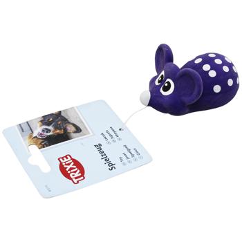 Игрушка для собак Trixie Мышь с пищалкой 8см - купить, цены на Auchan - фото 4