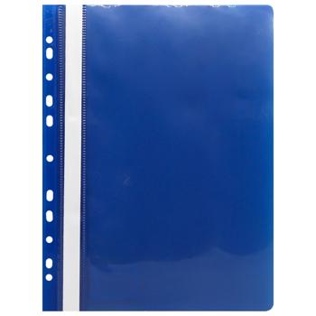 Скоросшиватель Buromax Professional A4 темно-синий