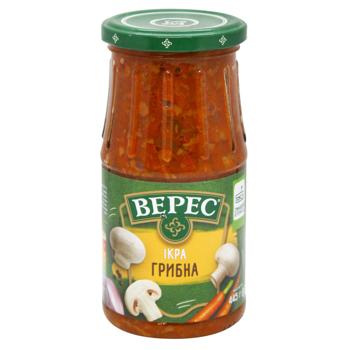 Ікра грибна Верес 445г - купити, ціни на NOVUS - фото 1