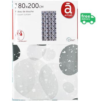 Actuel Curtain for Bathroom 180*200cm - buy, prices for Auchan - photo 1