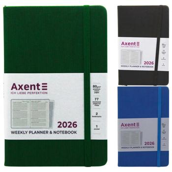 Axent Partner Lines Dated Diary 125x195mm in assortment