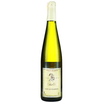 Hubert Beck Gewurztraminer White Semi-Dry Wine 13.5% 0.75l - buy, prices for - photo 1