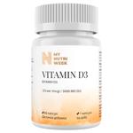 Вітамін Д3,  Vitamin D3, MyNutriWeek, 5000MO 60 кап