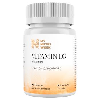 Vitamin d My nutri week 60pcs Ukraine - buy, prices for Biotus - photo 1