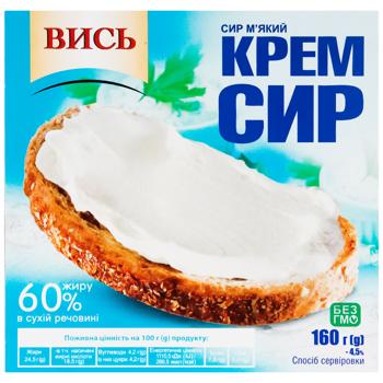 Крем-сир Вись 60% 160г - купити, ціни на КОСМОС - фото 2