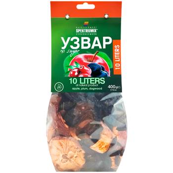 Узвар Spektrumix яблочно-сливовый с кизилом 400г - купить, цены на Cупермаркет "Харьков" - фото 1