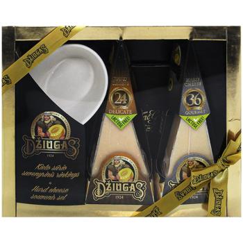 Dziugas Parmesan 24 And 36 Months Age Cheese 2 pcs 180g + Vinegar + Ceramic Set - buy, prices for - photo 3