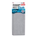 Тряпка Nowax For Cleaning из микрофибры серая 30*30см