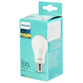 Philips LED Bulb 100W A60 E27 2700K WWFRND 1PF/6DISC - buy, prices for COSMOS - photo 3