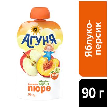 Agunya Apple-Peach Puree 90g - buy, prices for COSMOS - photo 2
