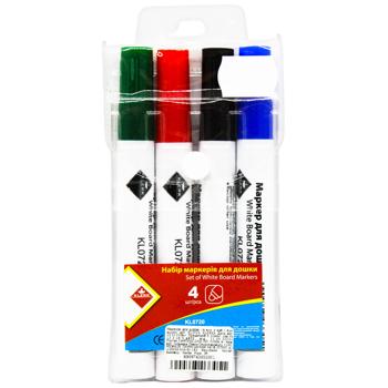 Klerk Assorted Board Markers 4 colors KL0720