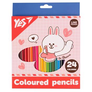 Yes Line Friends Cony Colored Pencils 24pcs - buy, prices for NOVUS - photo 1