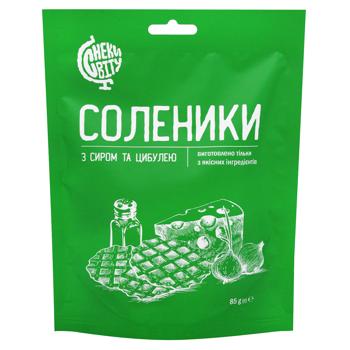 Sneky Svitu Crispy Snacks with Cheese and Onions 85g - buy, prices for NOVUS - photo 1