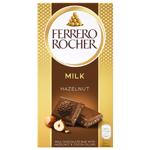 Шоколад молочный Ferrero Rocher с лесными орехами 90г
