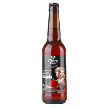 Cidre Royal Fragola Strawberry Flavored Apple Cider 5% 0.33l - buy, prices for NOVUS - photo 1