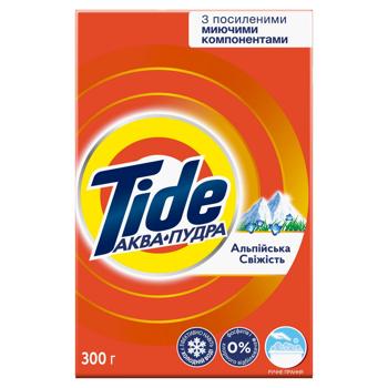 Пральний порошок Tide Аква-Пудра Альпійська свіжість для ручного прання 300г - купити, ціни на METRO - фото 3