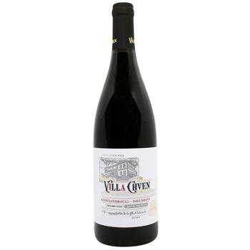 Villa Chven Alexandrouli-Dzelshavi French Oak Aged Red Dry Wine 14% 0.75l - buy, prices for WINETIME - photo 1