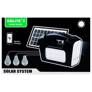 Portable Mini Solar Charging System with 3 Bulbs - buy, prices for EKO Market - photo 2