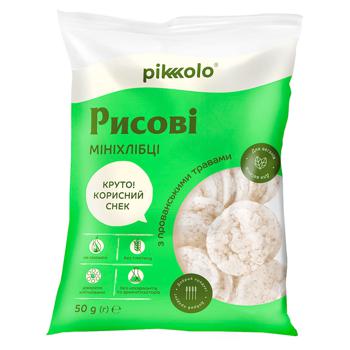 Хлібці Pikolo рисові з прованськими травами 50г - купити, ціни на Епіцентр FOOD - фото 1