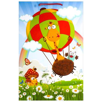 Пакет подарочный 23х34х10см в ассортименте - купить, цены на КОСМОС - фото 3